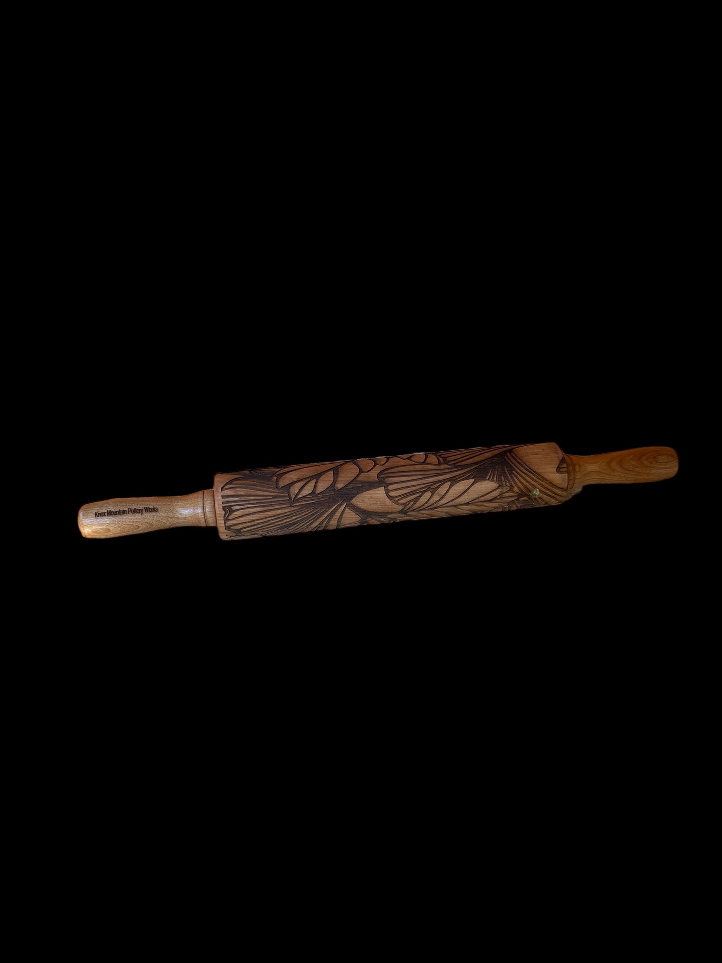 Textured Rolling Pin - Flora Leaf